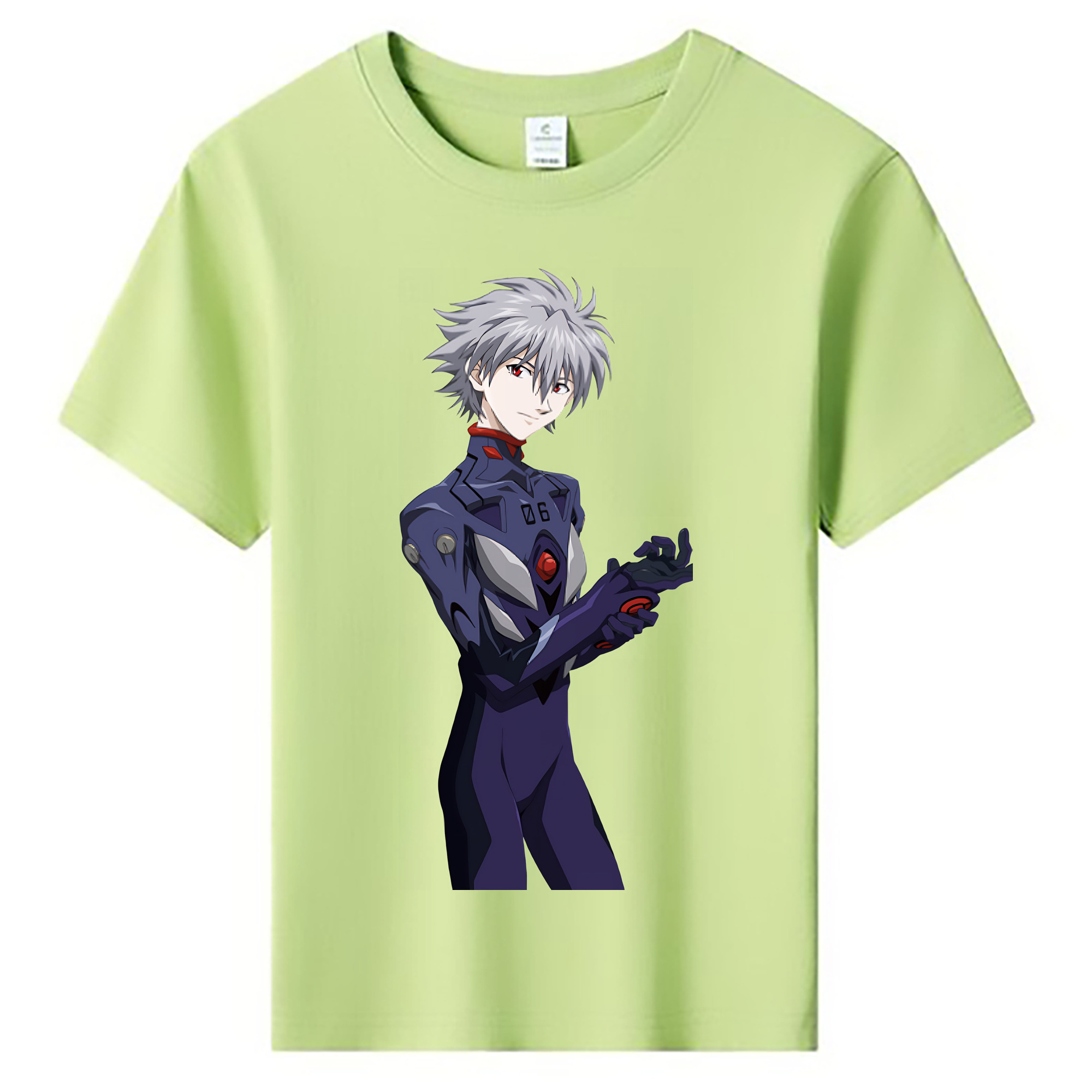 （画像用） EVA 新世紀エヴァンゲリオン 綿100％キッズTシャツ（フロントプリント）